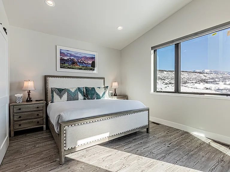Upper Level - King Ensuite #1 with Patio Access
