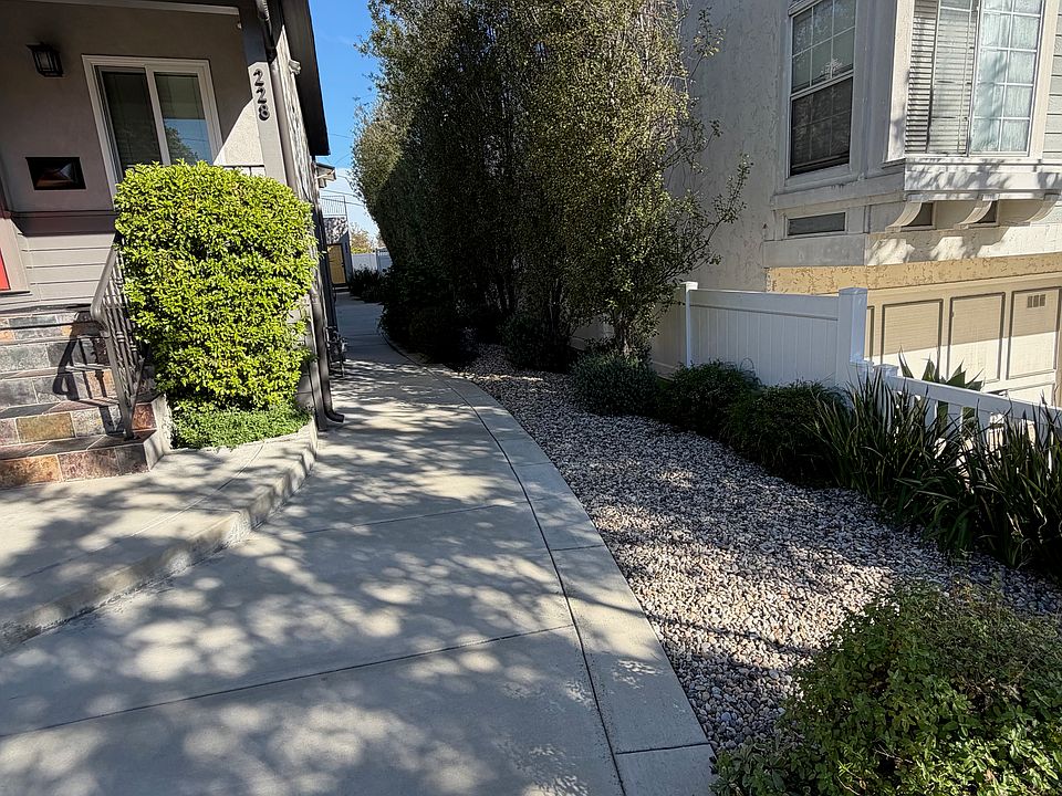 Walkway thru the property.