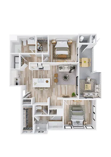 Floor plan 2 Bedroom