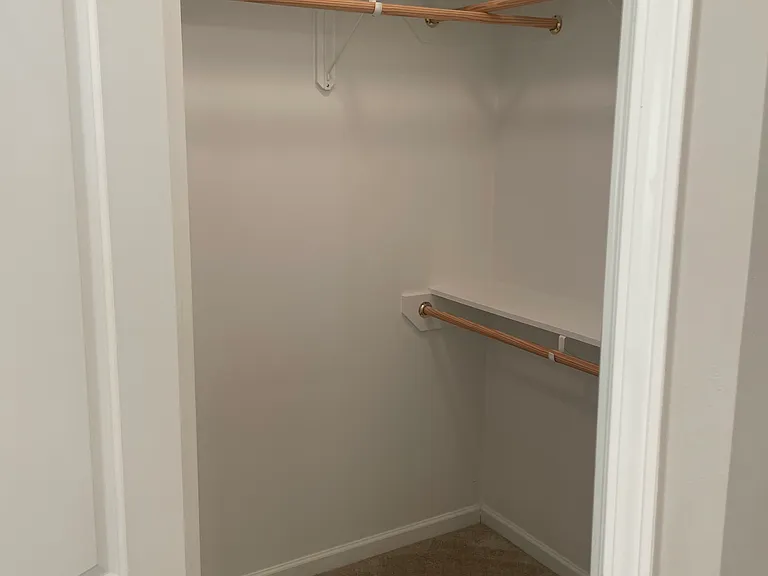 One of two master closets