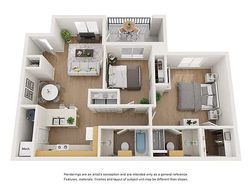 Floor plan The Gardens Original