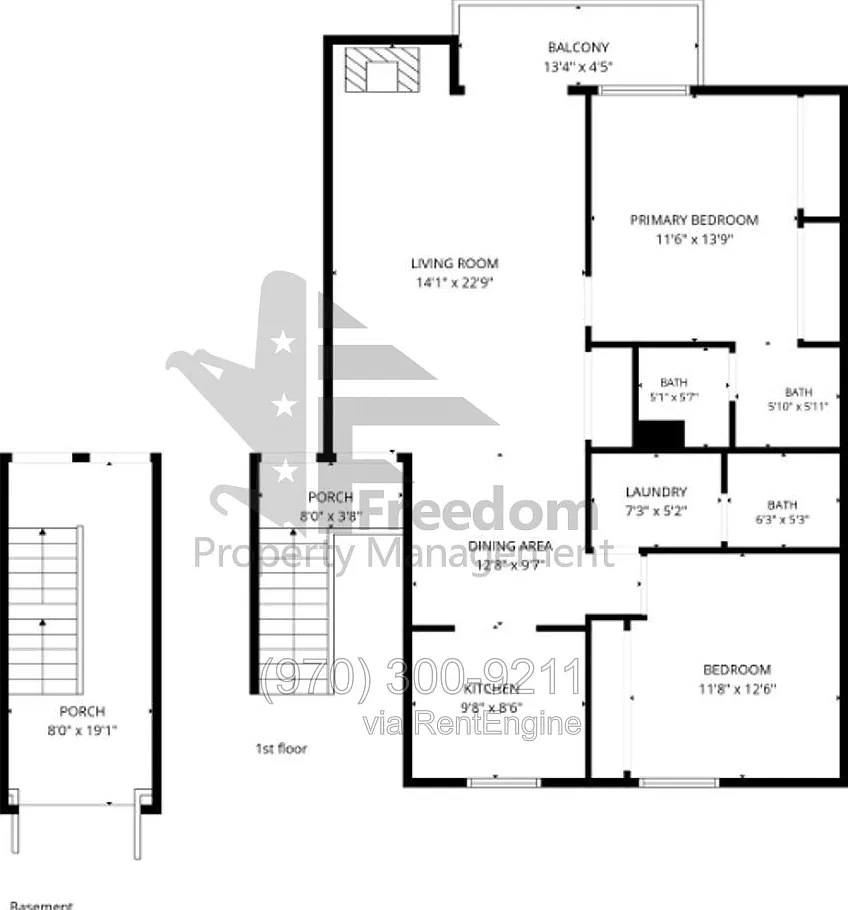 2 bed, 2.0 bath, 1020 sqft, $1,820 — Photo 2