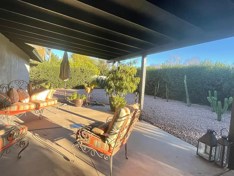 Back Patio.