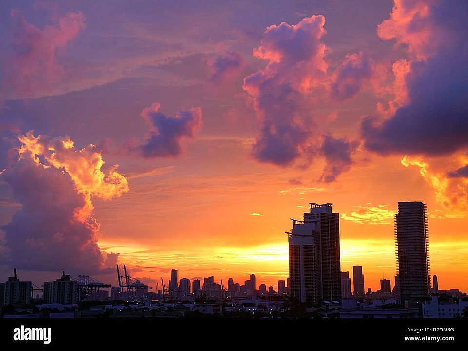 sunset views from balcony!