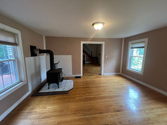 Living Room/Dining Room. Wood Stove