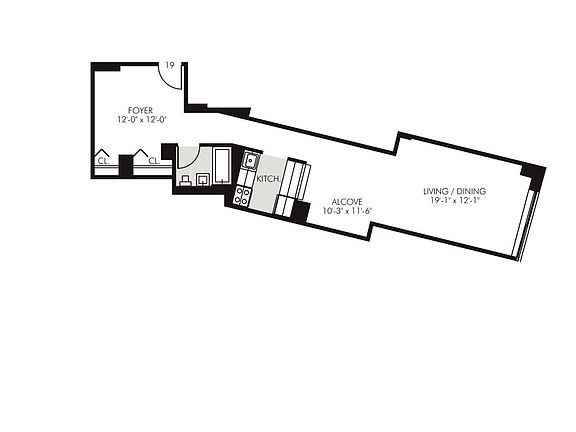 2nd image of 45 Wall St APT 819