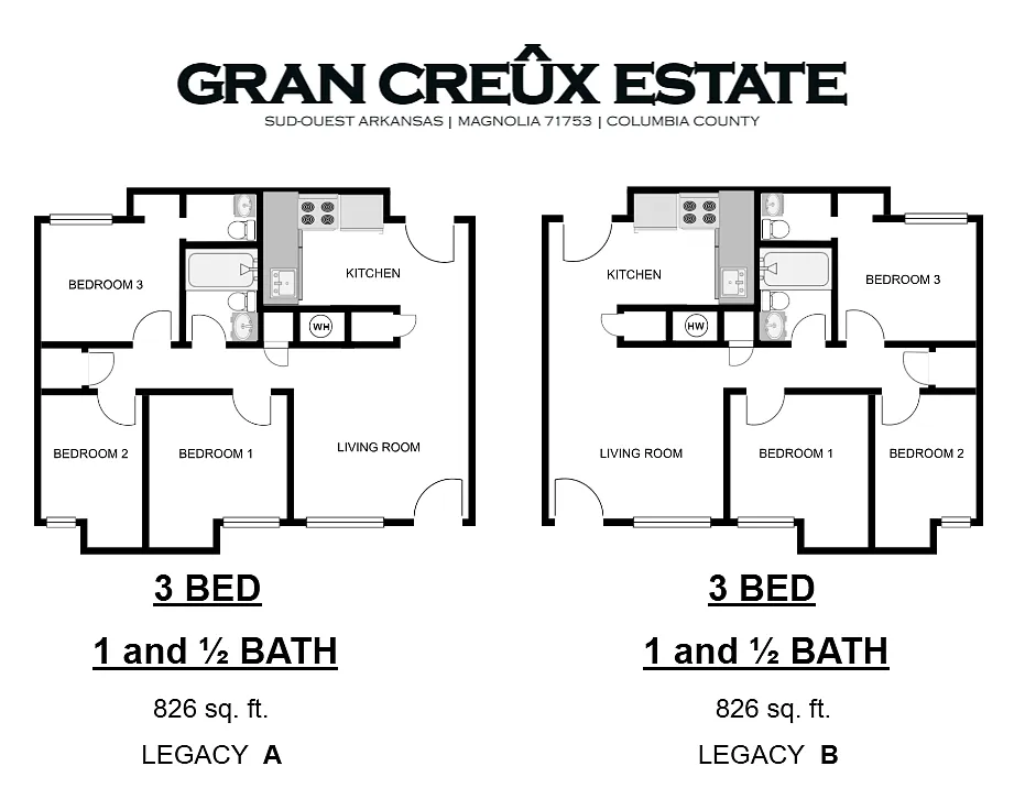 Floor plan 3 bed