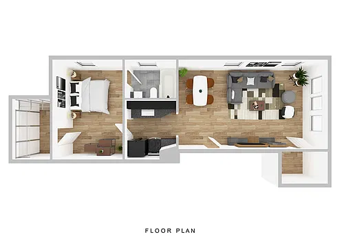 Floor plan One Bedroom