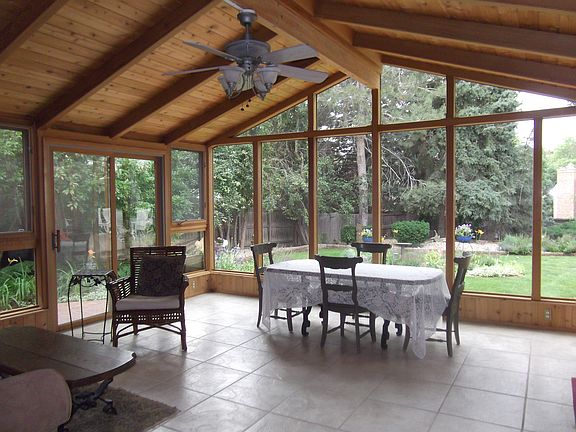 Cedar sunroom