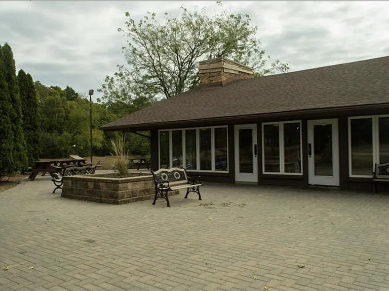 Clubhouse. Pool is behind and laundry is to the right.
