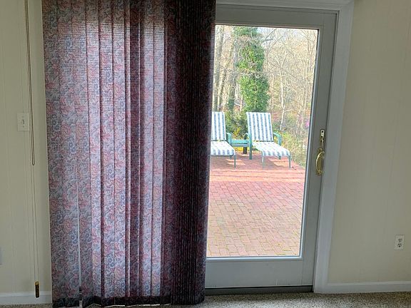 sliding glass doors out to back patio.