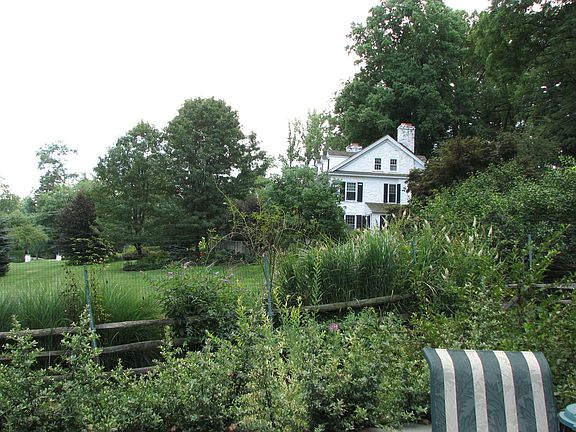 View from Pool - Gardens Front Yard side of Main House