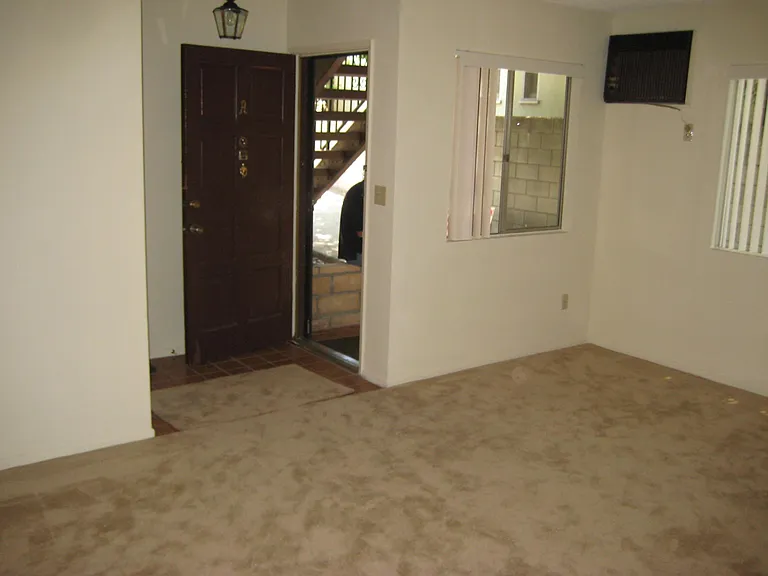 Living room looking toward entry