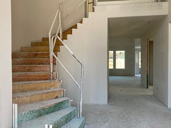 Construction progress - entryway