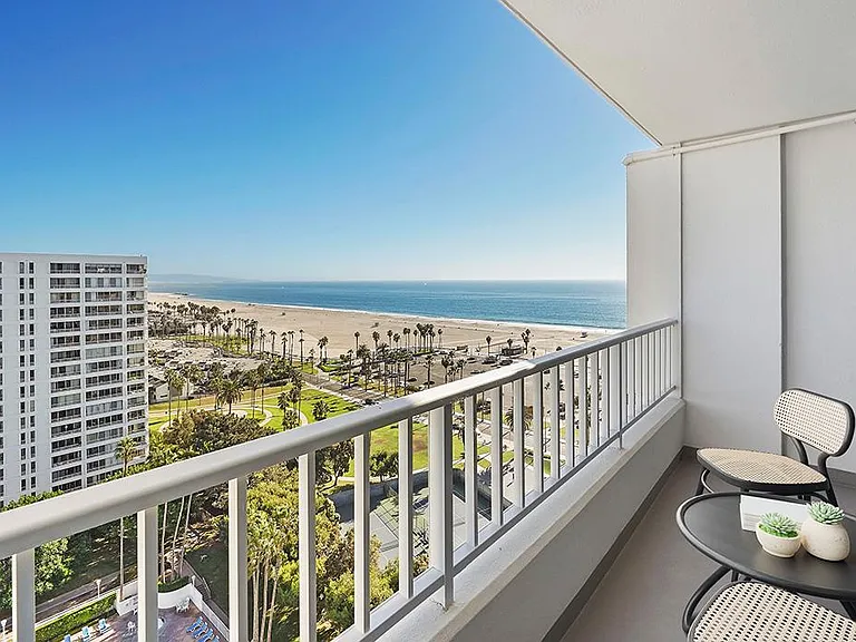 Enjoy the ocean view from your private balcony