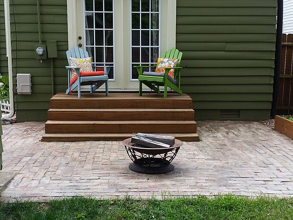 Patio and back of house