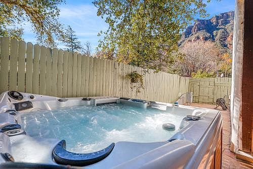 back patio hot tub