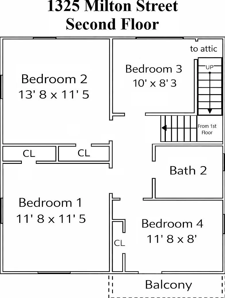 1325 Milton St (5 BR+) - Tallard Apartments — Photo 3
