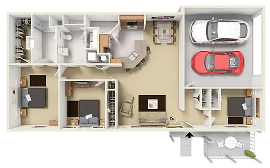 Floor plan Vicksburg