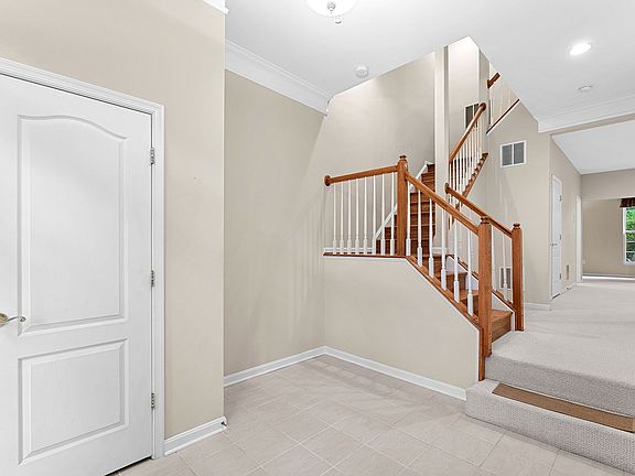 Entrance through front door