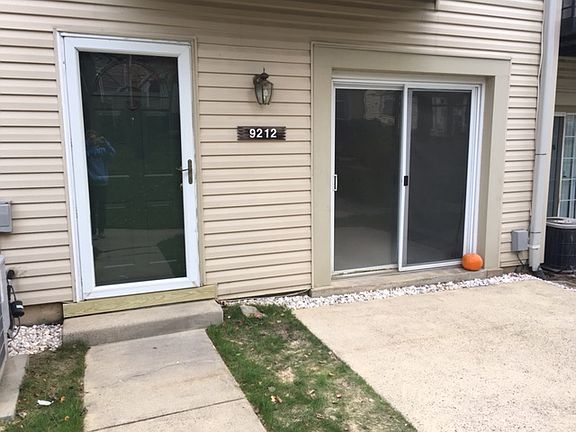 Entrance and outside patio.