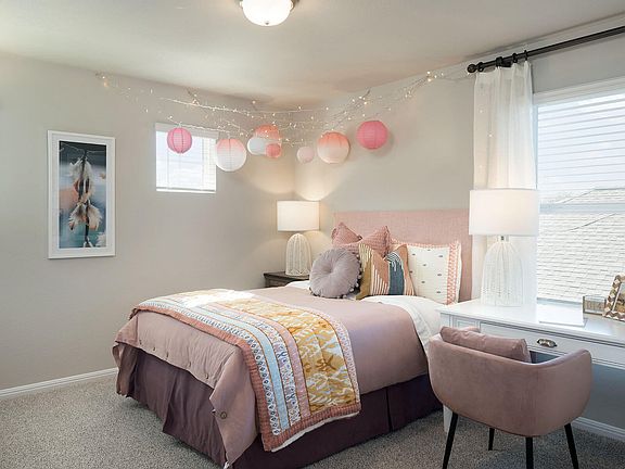 Spacious secondary bedrooms are perfect for the kids.