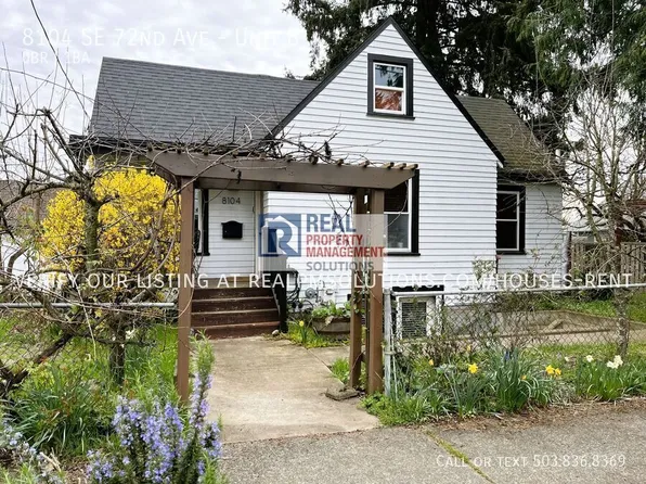 8104 SE 72nd Ave Unit B, Portland, OR 97206