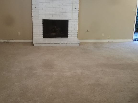 Living room with  fireplace