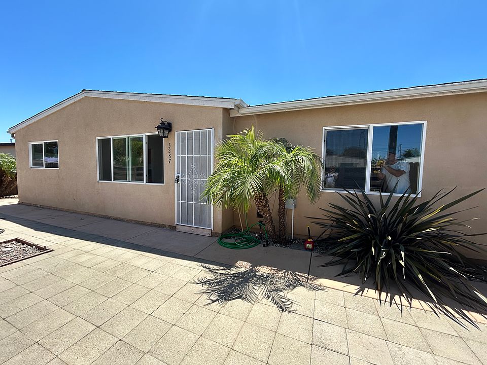 Large private patio