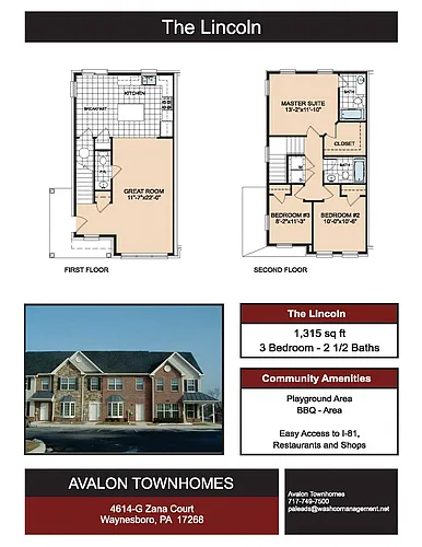 Floor plan The Lincoln