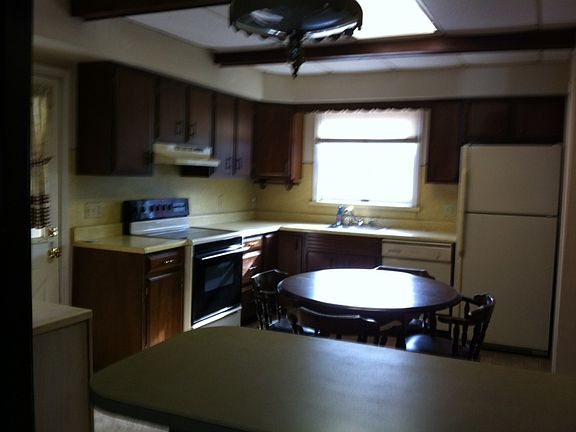 Kitchen with pantry. 