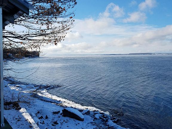 Looking out from back porch.