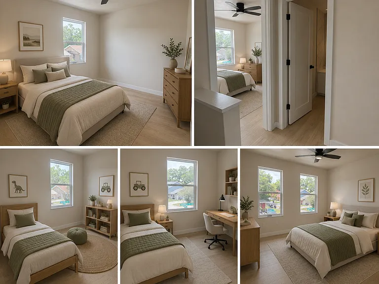 AI Generated ~ 2nd Floor Front & Side Facing Bedrooms