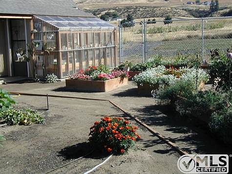 Fenced Garden & Green House
