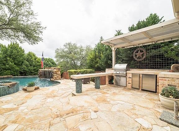 The owners of this home enjoy the fireworks just overhead from this spot launched at the UT Golf course.