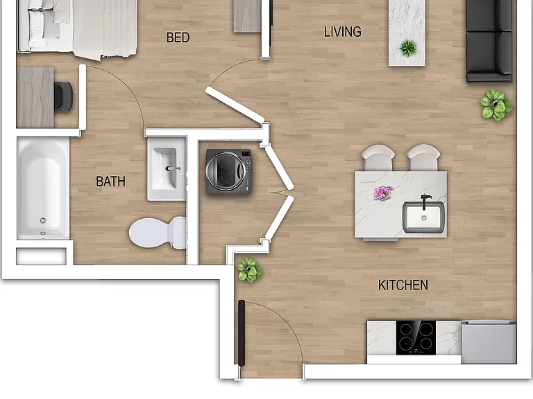 The Ivy _ Unit A2 _ 2D Colored Floor Plan _ August 11, 2025 The Ivy _ Unit A2 _ 2D Colored Floor Plan _ August 11, 2025