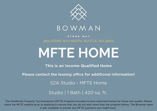 Floor plan S2A Studio MFTE