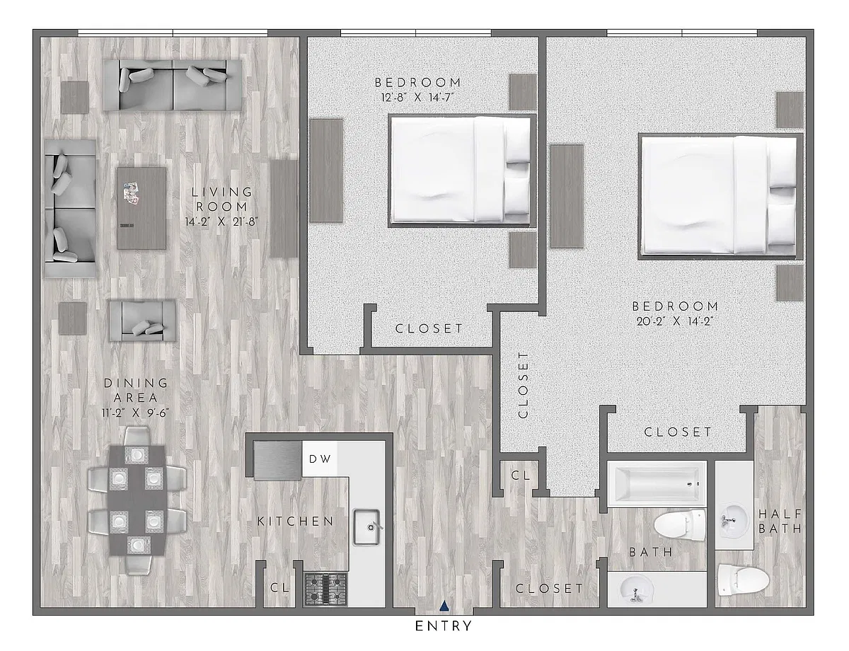 Floor plan B3