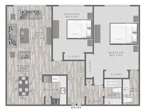 Floor plan B3