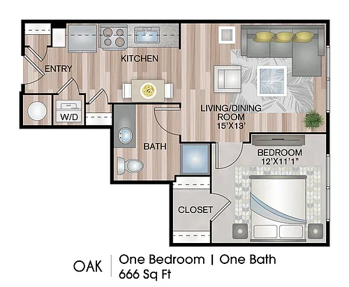 Floor plan Oak