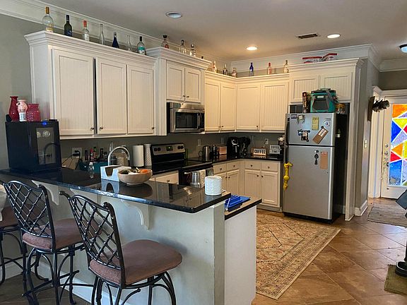 Open kitchen and living area