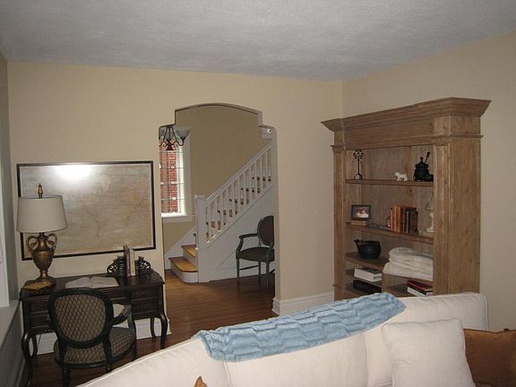 Living room facing Entry Hall