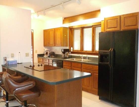 This kitchen was custom designed and hand built.  Pictures don't do this justice. 