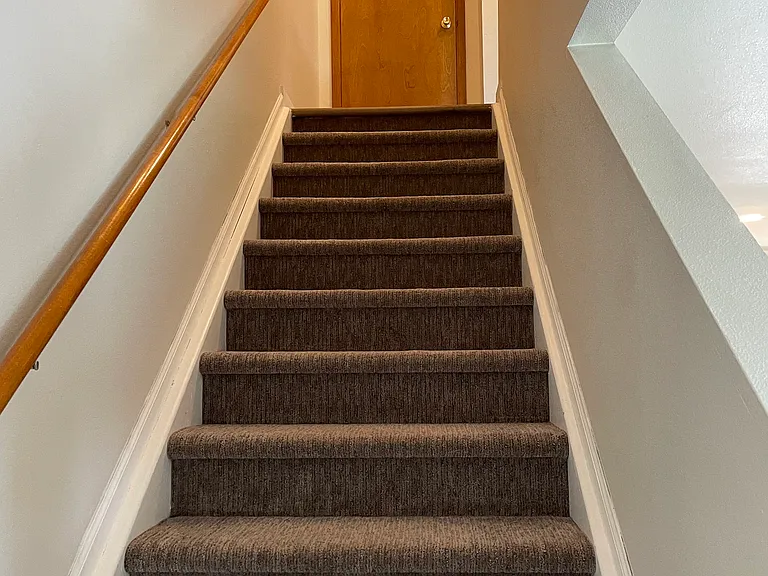 New carpet on stairs