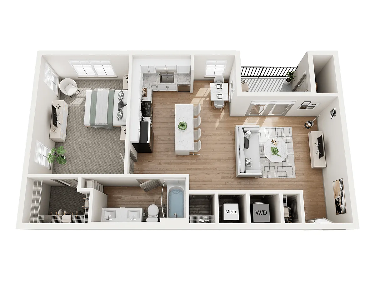 Floor plan The Hickory