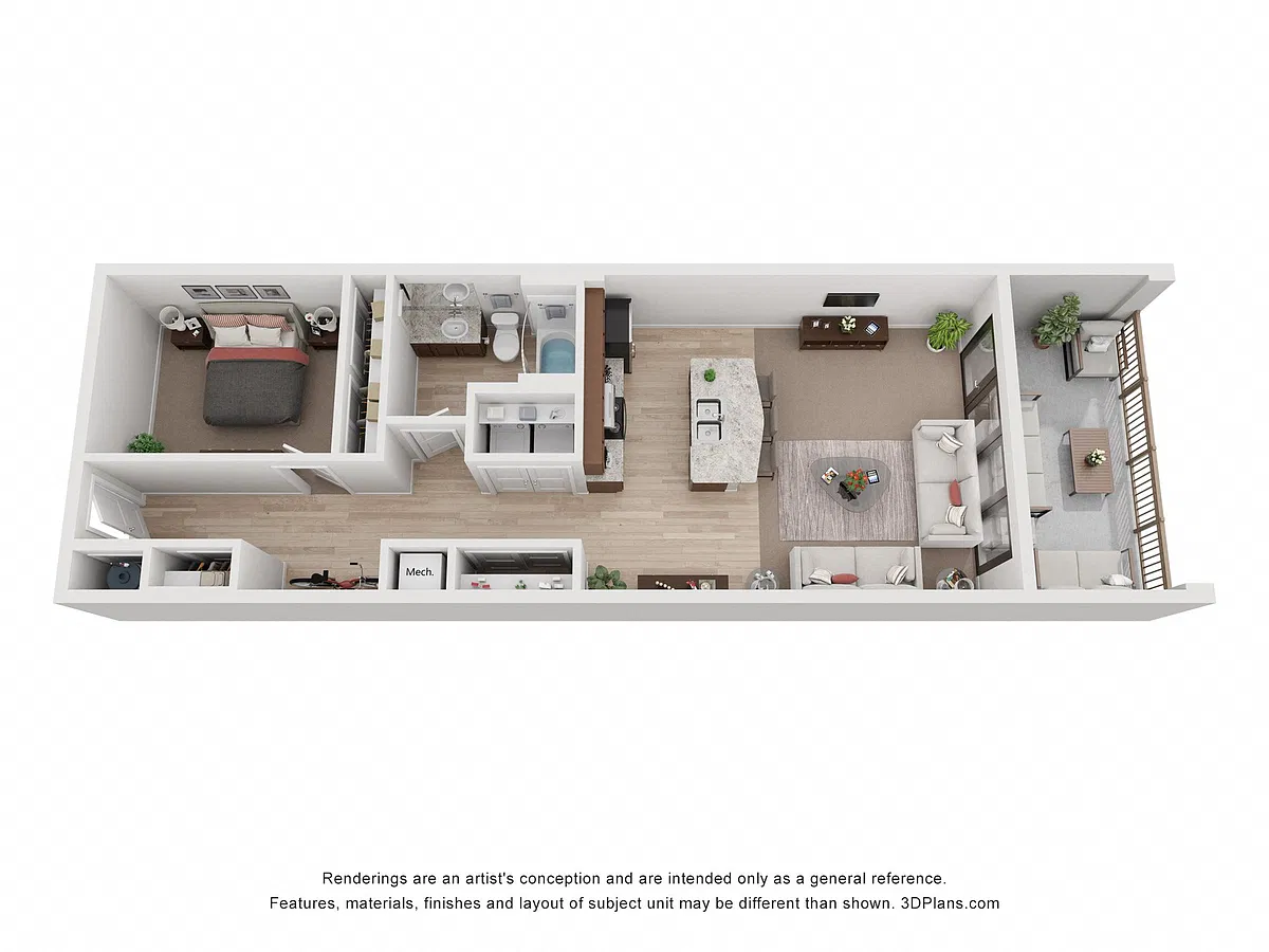 Floor plan The Addison