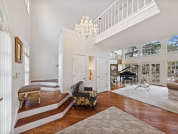 Foyer Opens to Living and Dining
