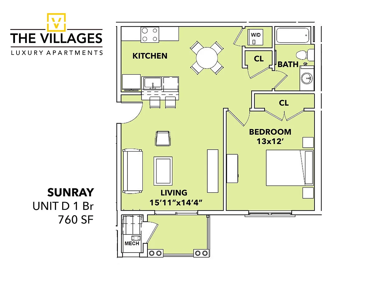 Floor plan Sunray Model