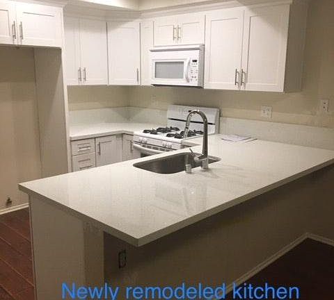 Newly remodeled kitchen
