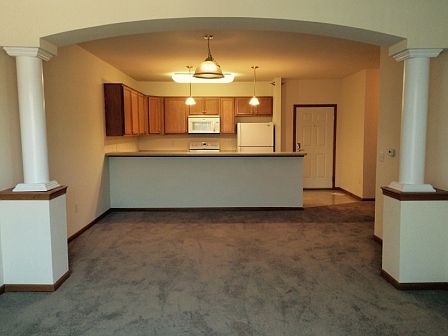 View of kitchen from LR